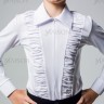 Рубашка Латина с открытой молнией и драпировкой MAISON