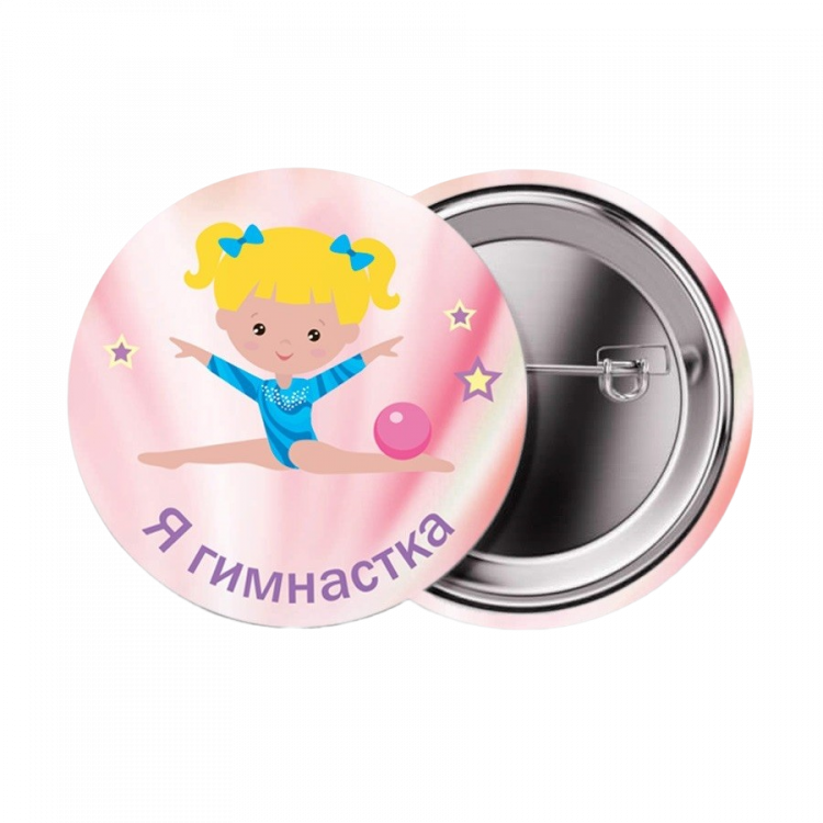 Значок Гимнастка Verba Sport