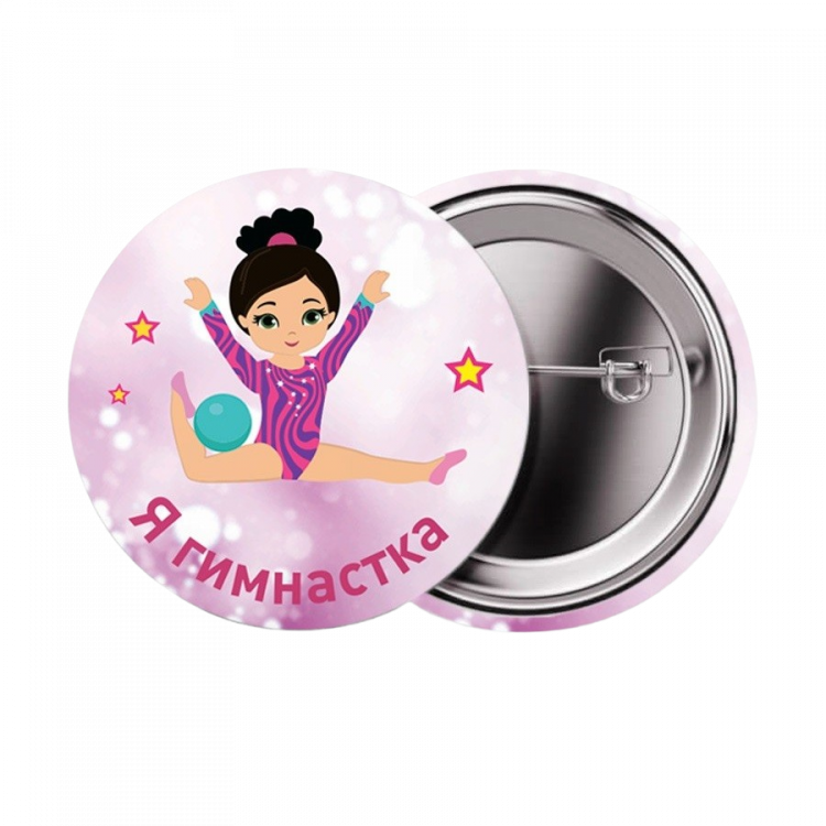 Значок Гимнастка Verba Sport