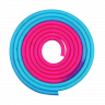 Скакалка для художественной гимнастики утяжеленная двухцветная INDIGO