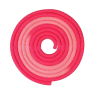 Скакалка для художественной гимнастики утяжеленная двухцветная INDIGO