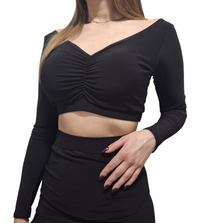 Топ с длинным рукавом и чашками Беатрис FASHDAN
