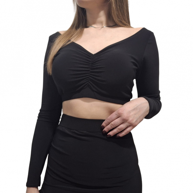 Топ с длинным рукавом и чашками Беатрис FASHDAN