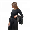 Боди с длинными рукавами из шифона Рокси FASHDAN
