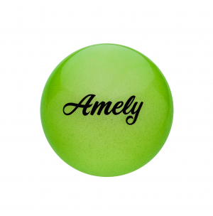 Мяч для художественной гимнастики с блестками AMELY