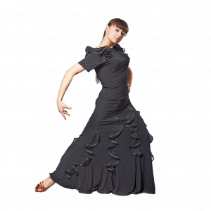 Юбка Стандарт с вертикальными воланами Freestyle-dance