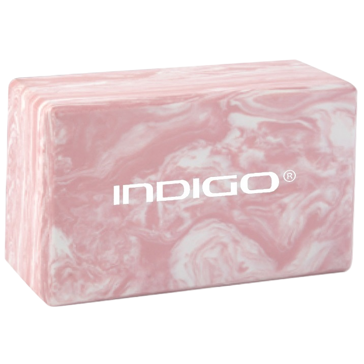 Блок для йоги мраморный INDIGO