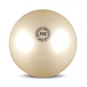 Мяч для художественной гимнастики металлик INDIGO FIG