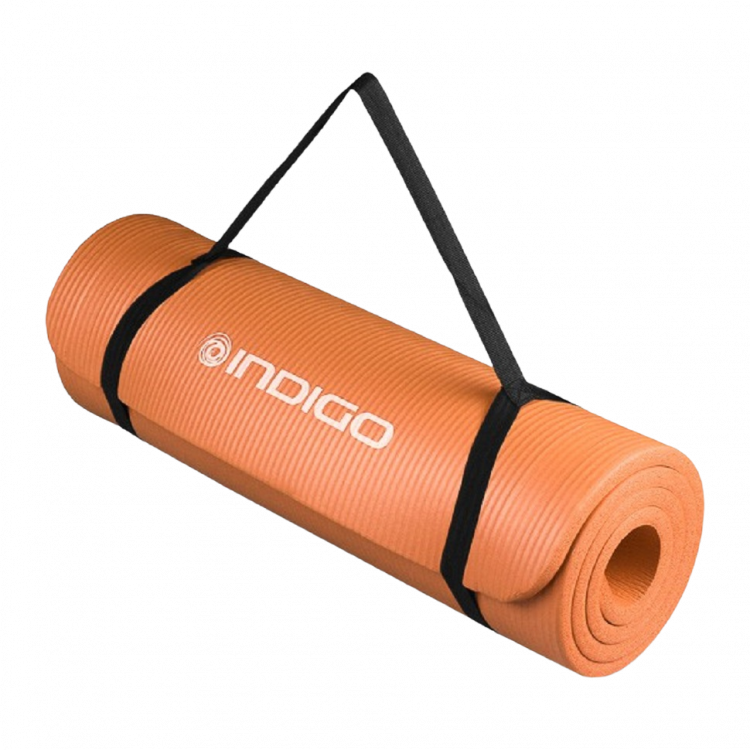 Коврик для йоги и фитнеса NBR INDIGO