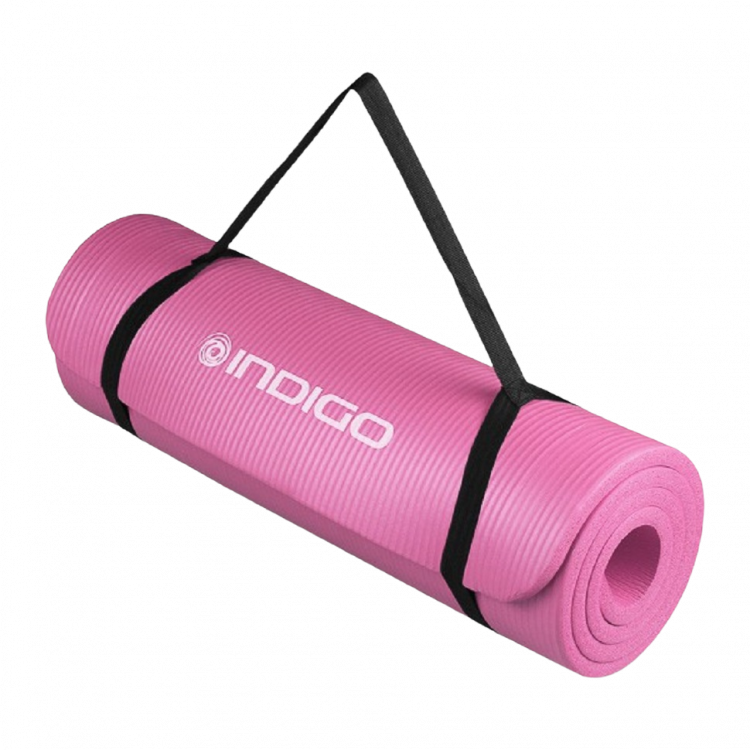 Коврик для йоги и фитнеса NBR INDIGO
