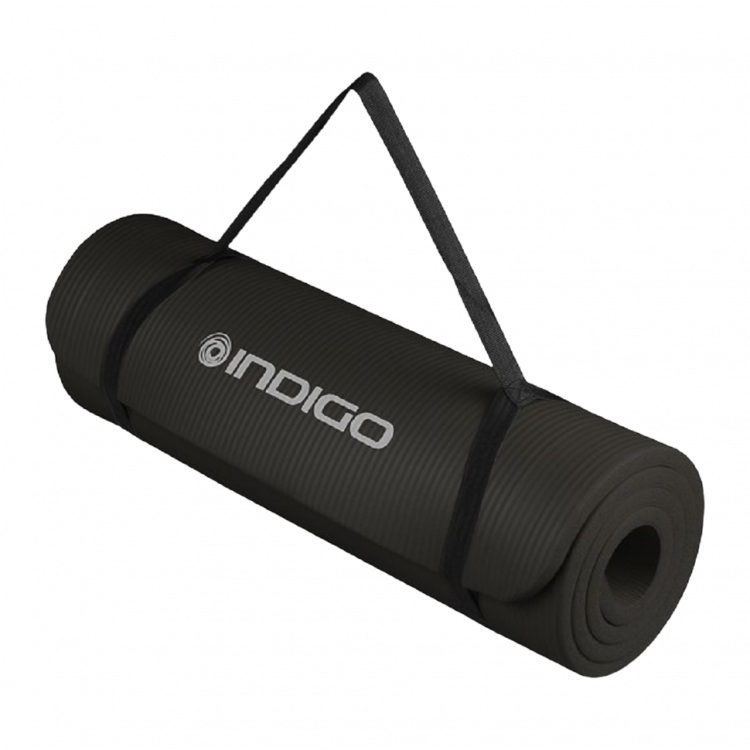 Коврик для йоги и фитнеса NBR INDIGO