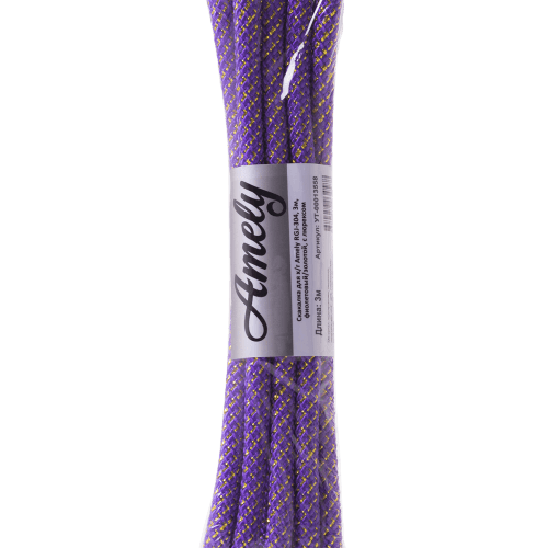 Скакалка для художественной гимнастики с люрексом Amely 